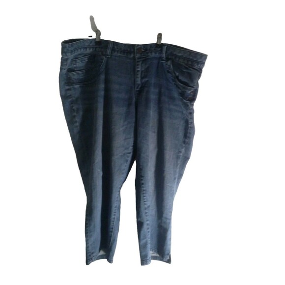 Women's American Rag Cropped Jeans Capris Size 20 Studs EUC 45X23 - Picture 1 of 6